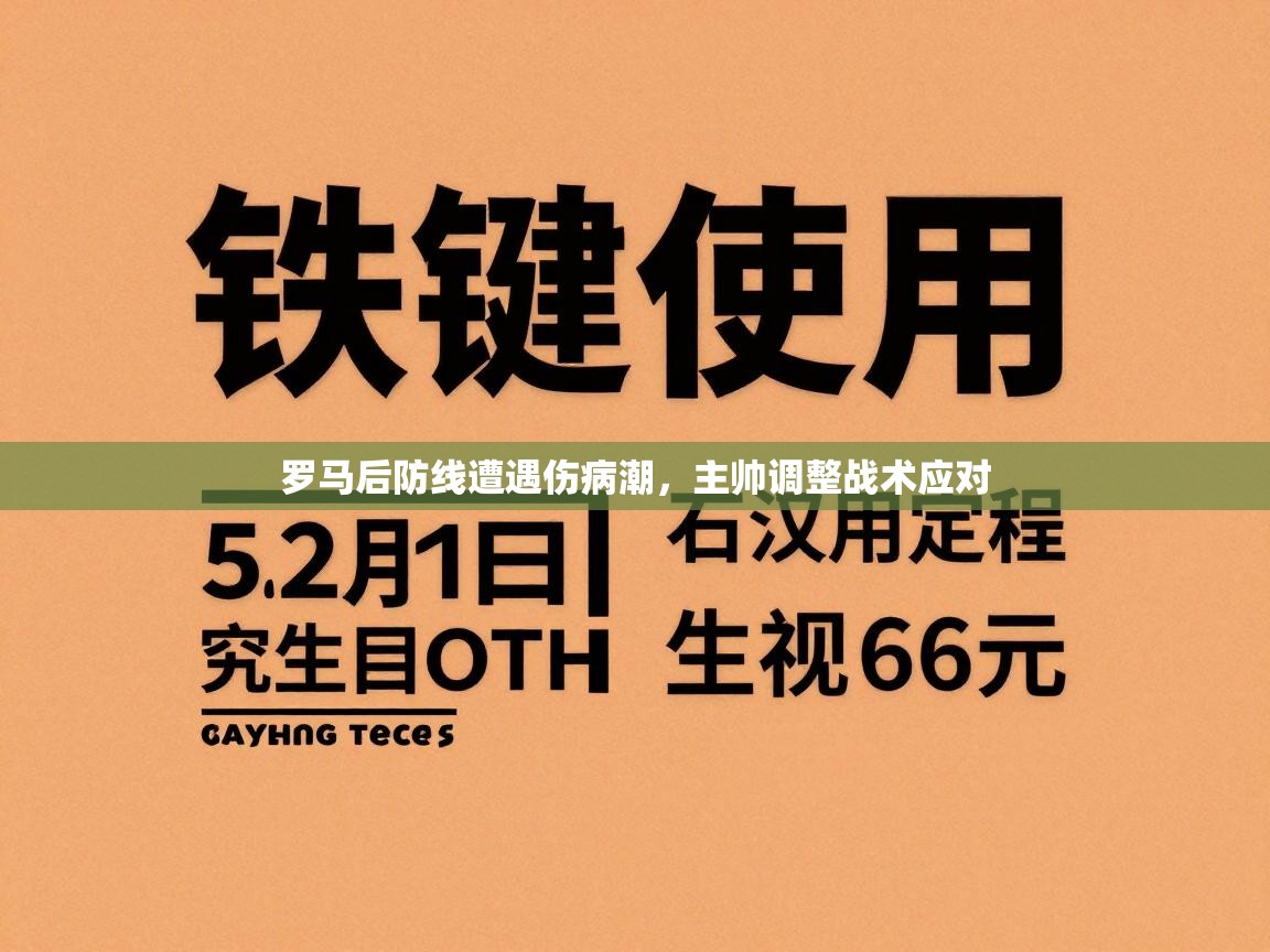 云开体育官网登录入口手机版-罗马后防线遭遇伤病潮，主帅调整战术应对  第2张